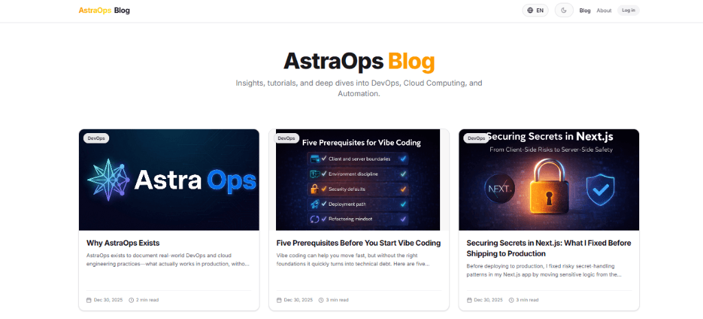 AstraOps Blog